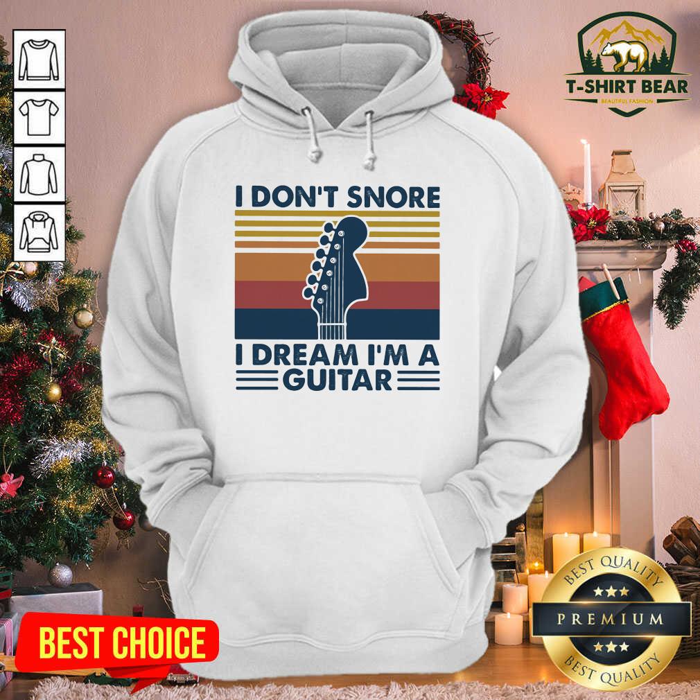 Grateful I Don’t Snore I Dream I’m A Guitar Vintage Retro Shirt
