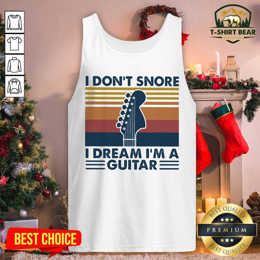 Grateful I Don’t Snore I Dream I’m A Guitar Vintage Retro Shirt