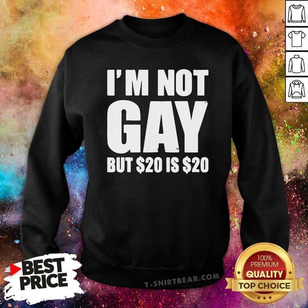 Intrigued I Am Not Gay But 20 Is 20 Shirt