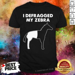 Grateful I Defragged My Zebra Shirt