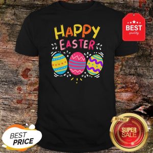 Colorful Eggs Happy Easter Day Shirt