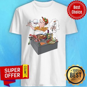 A Grillmaster Tasting Vine Shirt