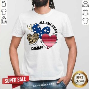 Awesome Heart All American Grammy Shirt