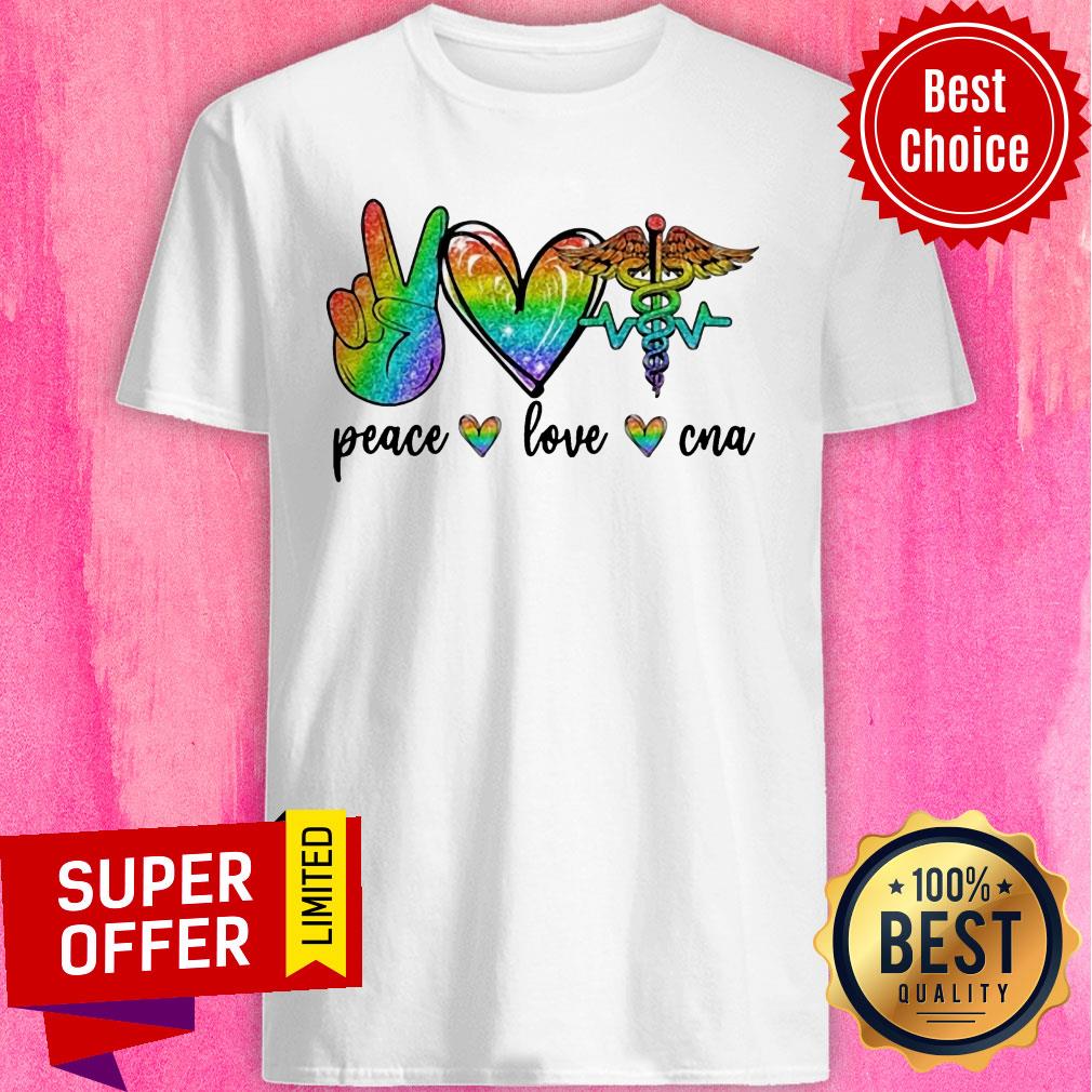LGBT Diamond Peace Love CNA Shirt