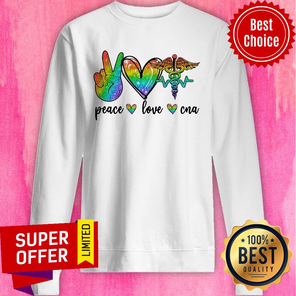 LGBT Diamond Peace Love CNA Shirt