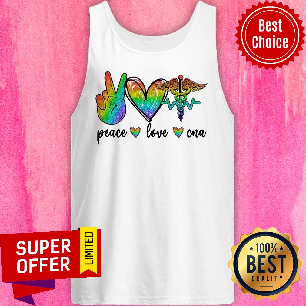 LGBT Diamond Peace Love CNA Shirt