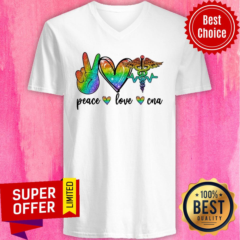 LGBT Diamond Peace Love CNA Shirt