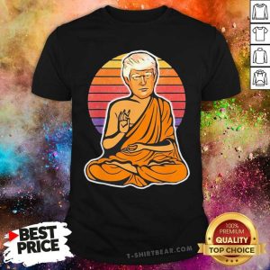 Grateful Enlightened Trump Buddha Retro Vintage Shirt