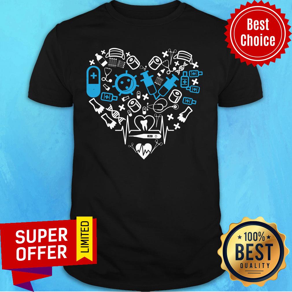Love Heart Chemistry Pharmacy Shirt