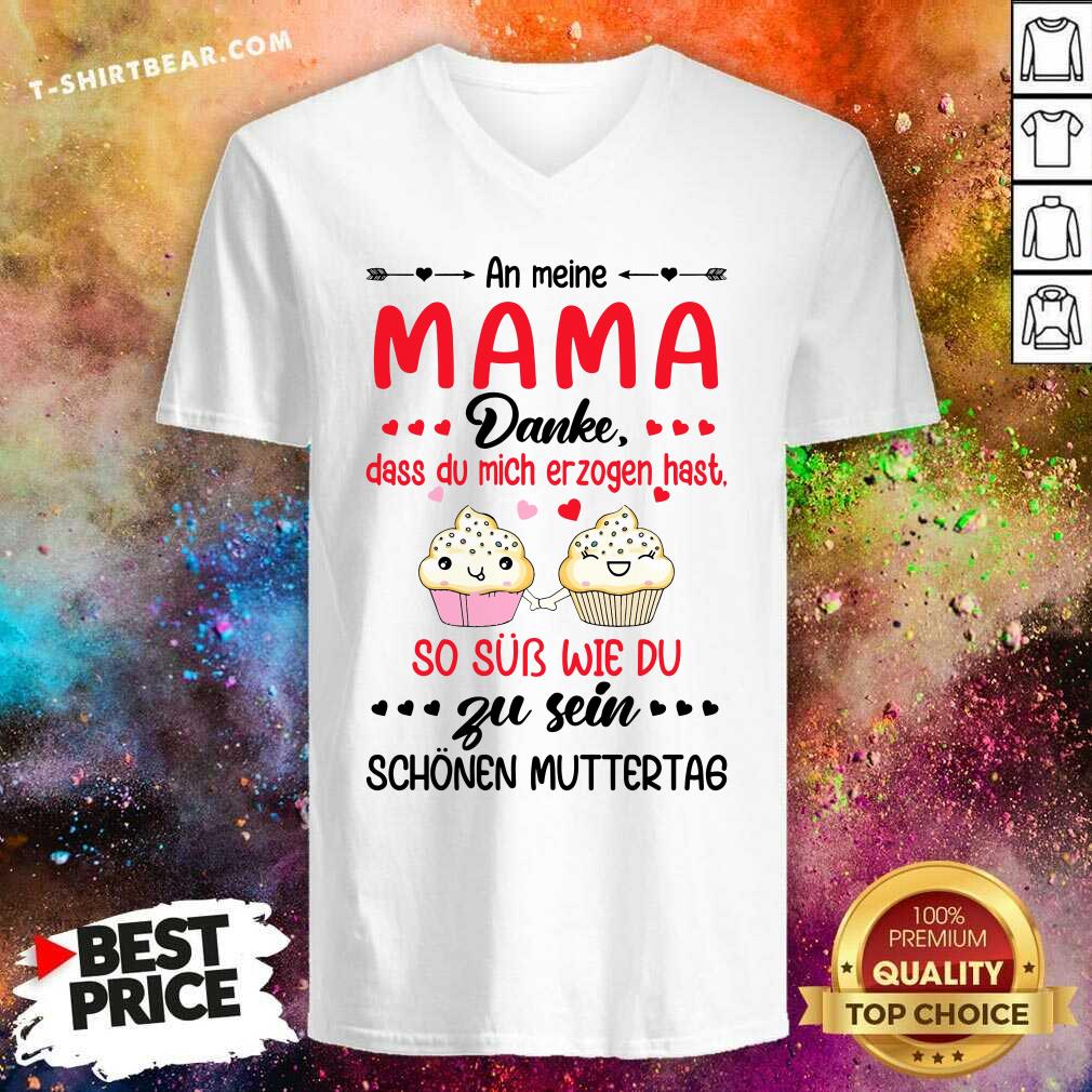 Lovely Mama Danke Zu Sein Name Heir Cupcake Shirt