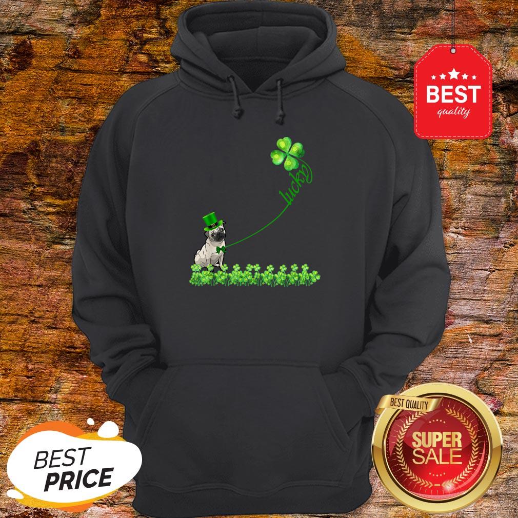 Lucky Saint Puggle Dog Shamrock St Patrick Day Shirt