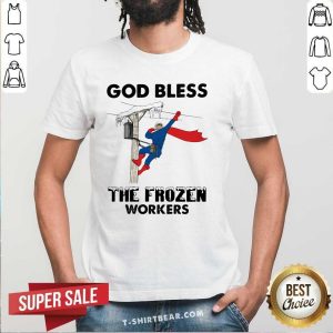 God Bless The 8 Frozen Workers Lineman Shirt