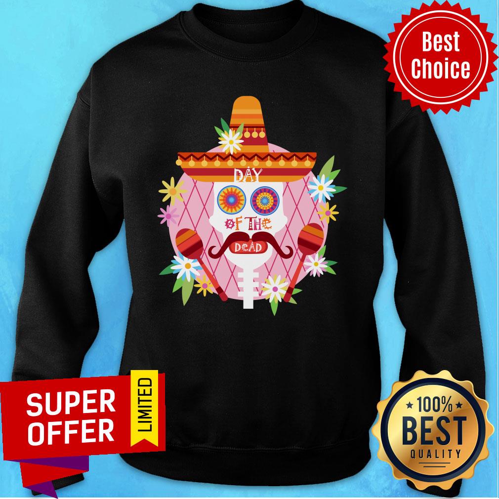 Mexican Holiday Day Of The Dead Sugar Skull Shirt