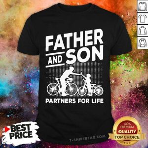 Cycling Father And Son Partners For Life Shirt