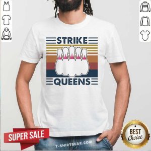 Official Bowling Strike Queens Vintage Retro Shirt
