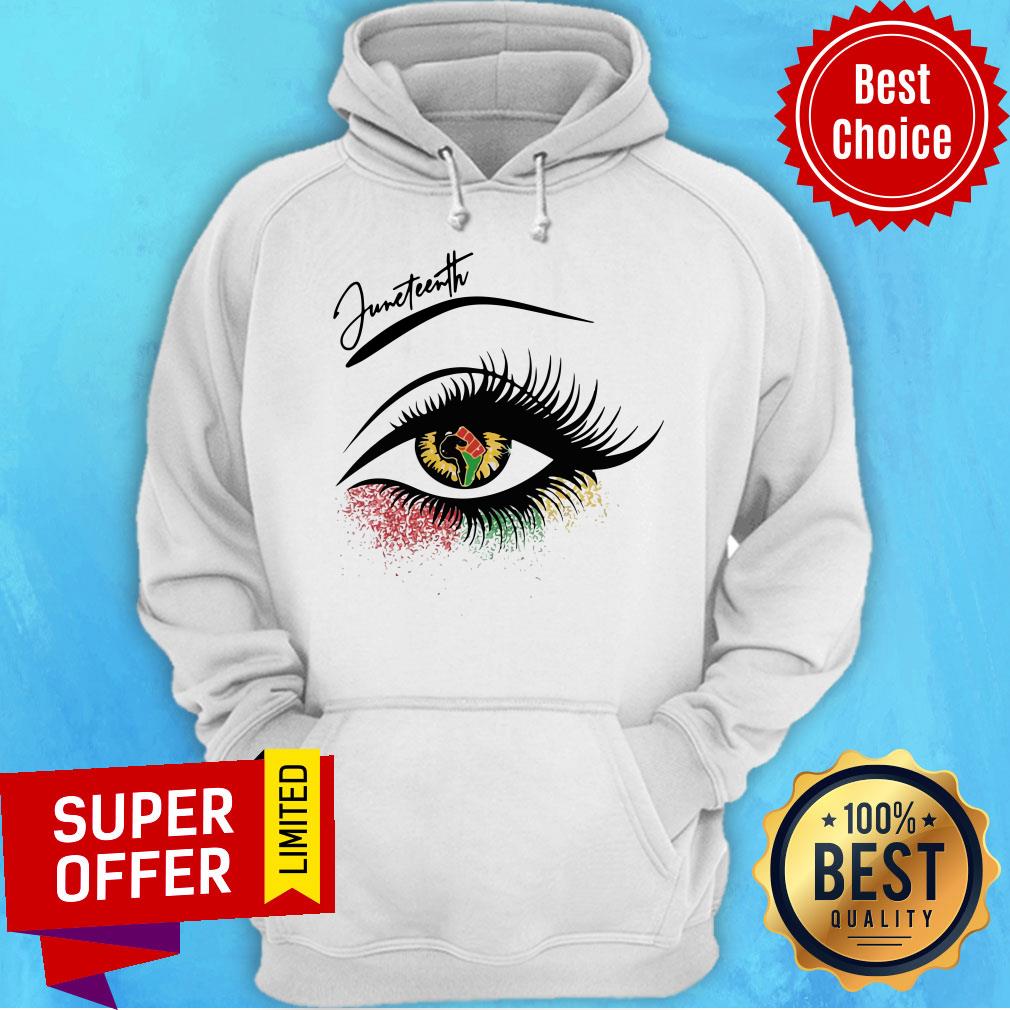 Nice Bright Eyes Juneteenth Is My Independence Day Shirt