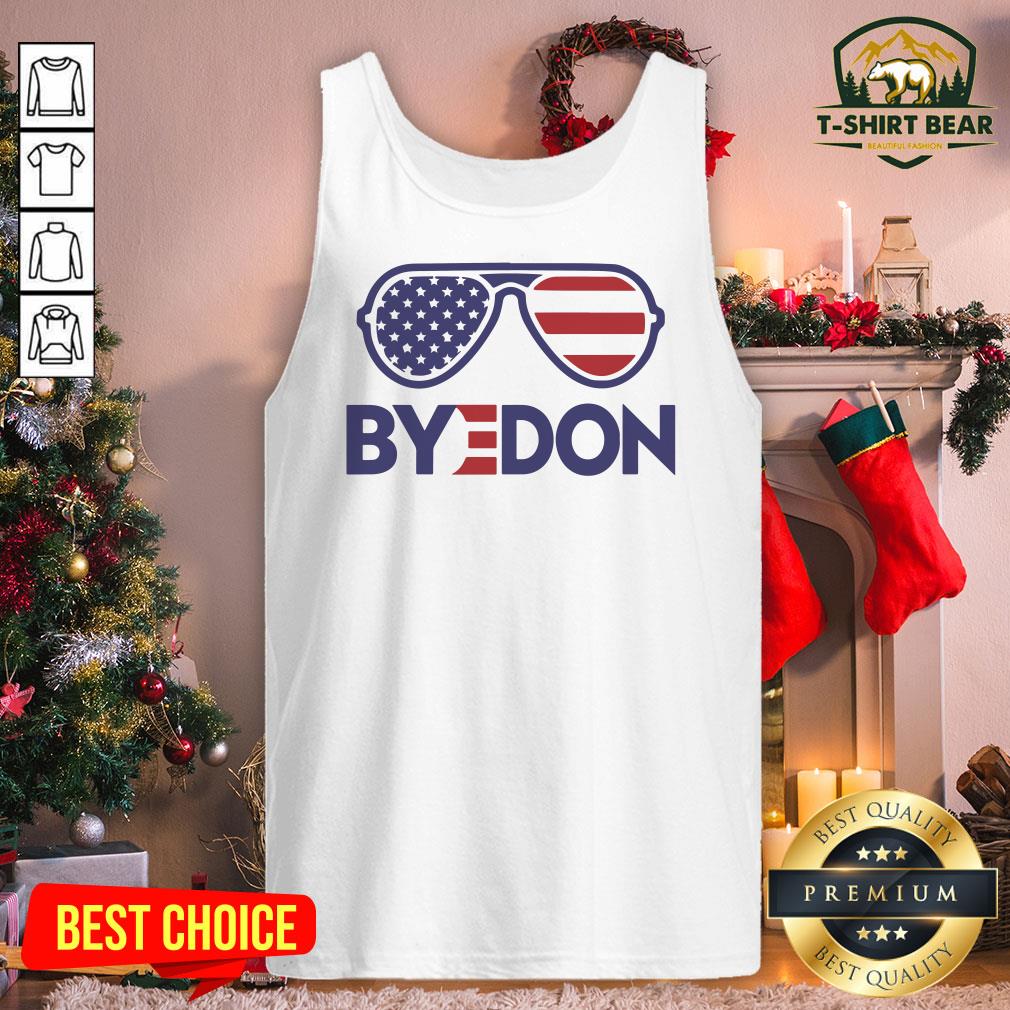 Nice Byedon Funny Joe Biden Wins 2020 Election Sunglasses American Flag Shirt
