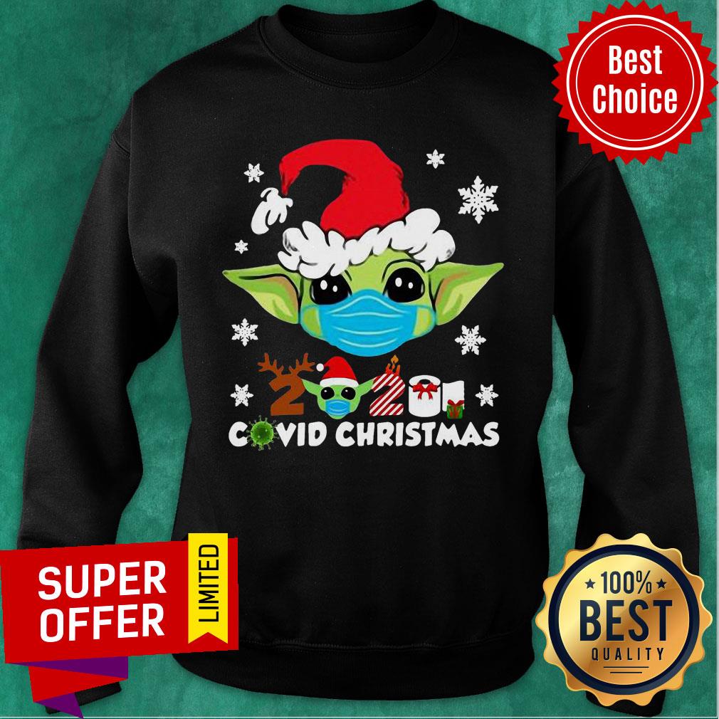 Nice Santa baby Yoda face mask 2020 Covid Christmas Shirt