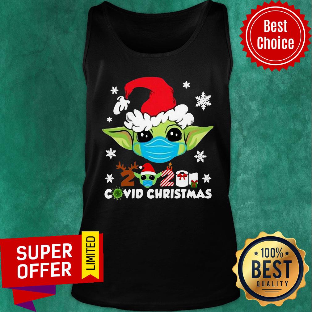 Nice Santa baby Yoda face mask 2020 Covid Christmas Shirt