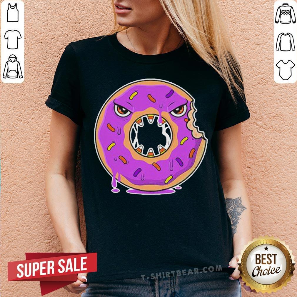 Nice Scary Donut Costume Happy Halloween Shirt