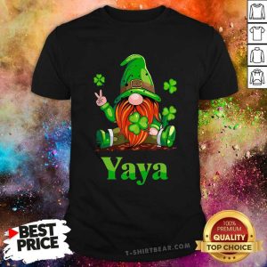 Premium St Patricks Day Gnome Yaya Shirt