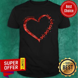 Stroke Awareness Red Heart Shirt