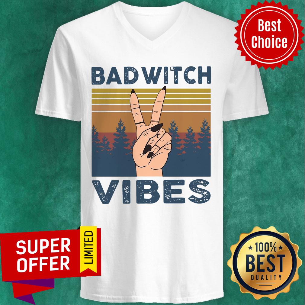 Official Bad Witch Vibes Vintage Shirt