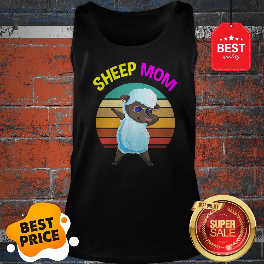 Official Cute Dabbing Sheep Mom Lovers Gifts Mama Mothers Shirt