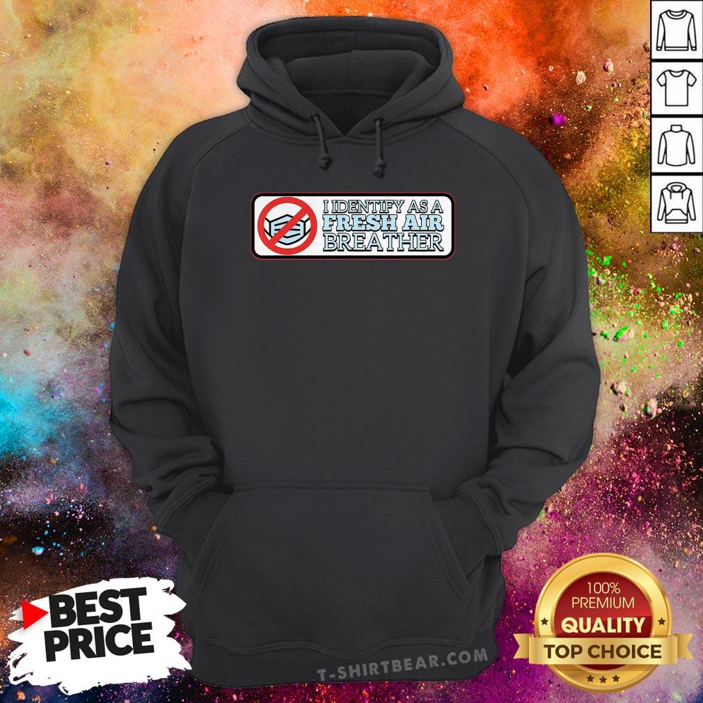 Official I Identify As A Fresh Air Breather For Anti-Mask Face Mask Shirt