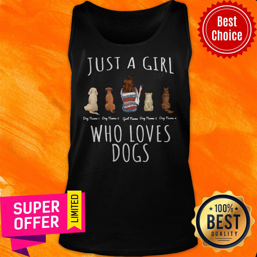 Official Just A Girl Who Loves Dogs Shirt