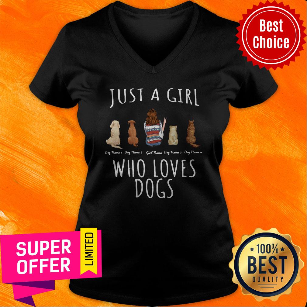 Official Just A Girl Who Loves Dogs Shirt
