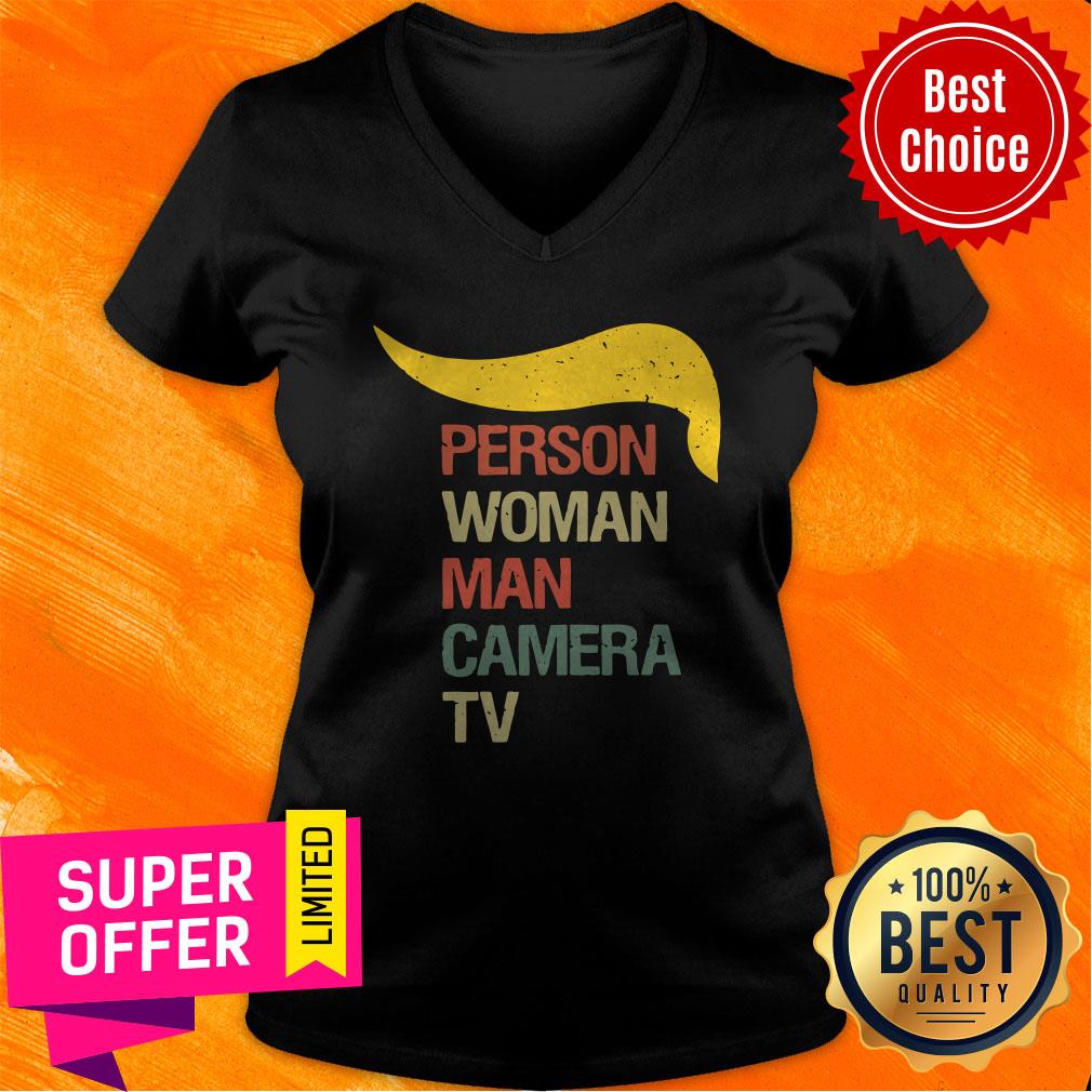 Official Person Woman Man Camera Tv Mask Shirt