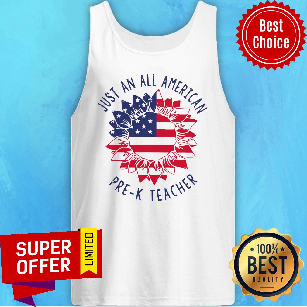 Official Pre-K Teacher Just An All American Shirt