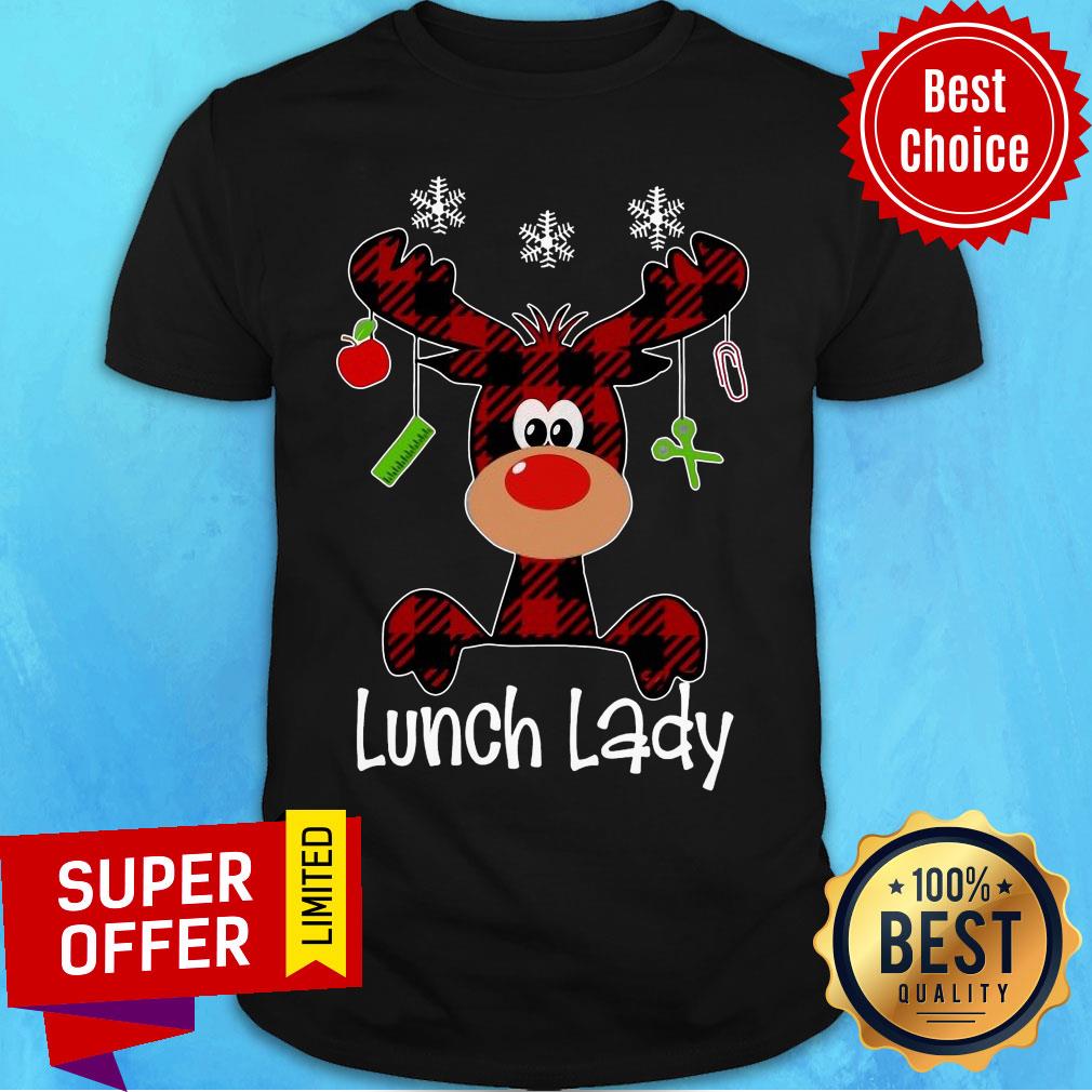 Official Reindeer Lunch Lady Christmas Shirt