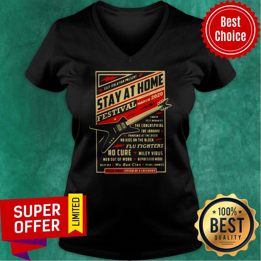 Official Self Isolation Present Stay At Home Festival Shirt