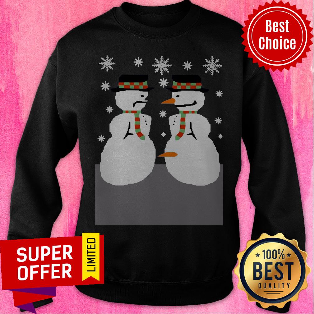 Official Snowman Nose Thief Ugly Christmas Shirt