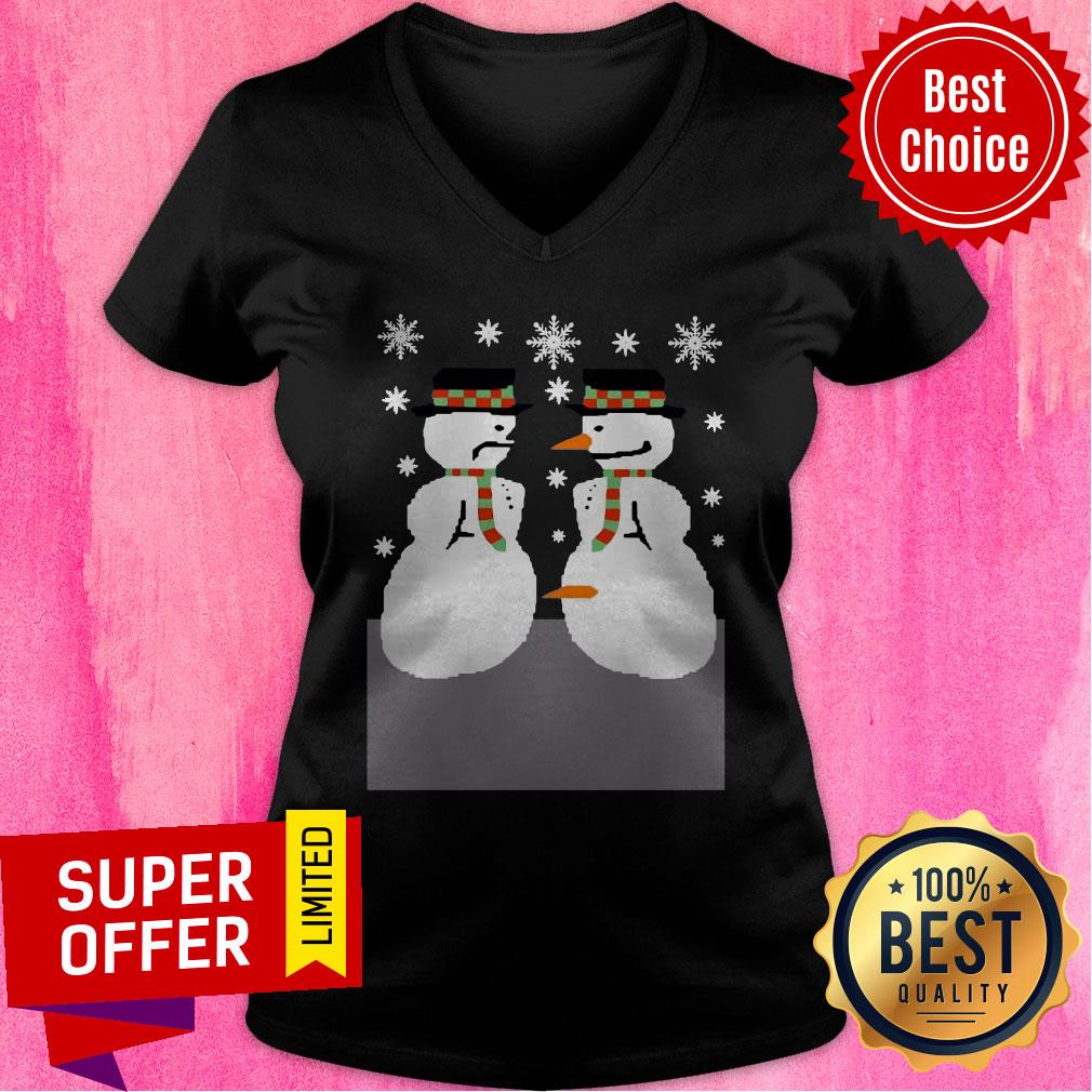 Official Snowman Nose Thief Ugly Christmas Shirt