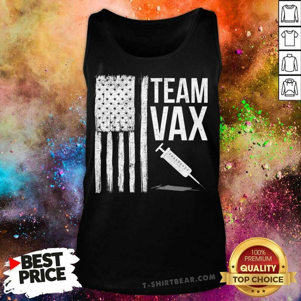 Official Team Vax Vaccine American Flag Shirt