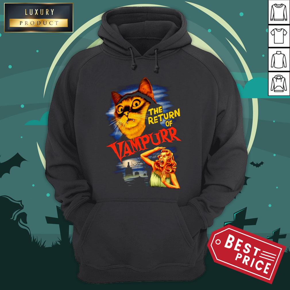 Official The Return Of Vampurr Cat Vampire Halloween Shirt