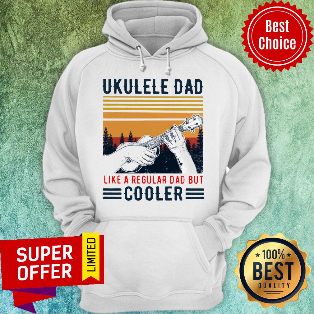 Official Ukulele Dad Like A Regular Dad But Cooler Vintage Shirt