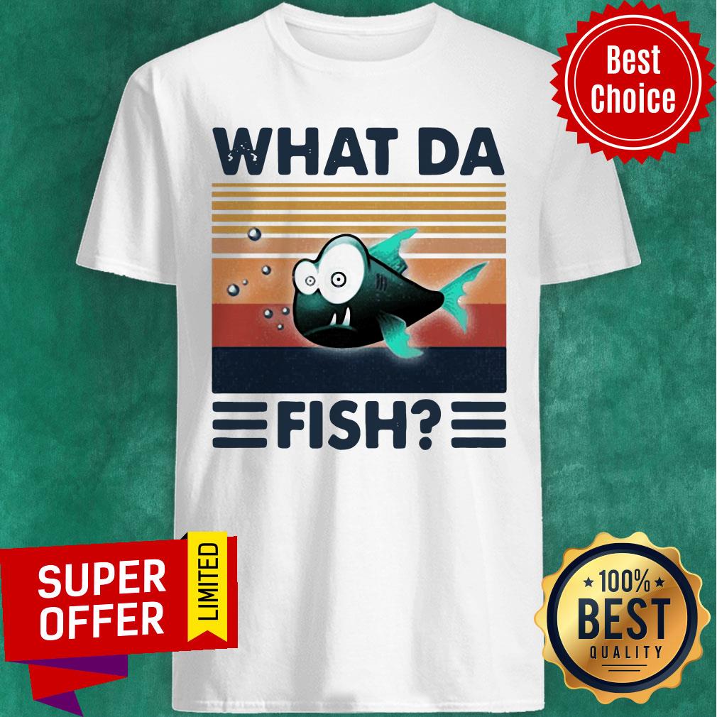 Official What Da Fish Vintager Retro Shirt