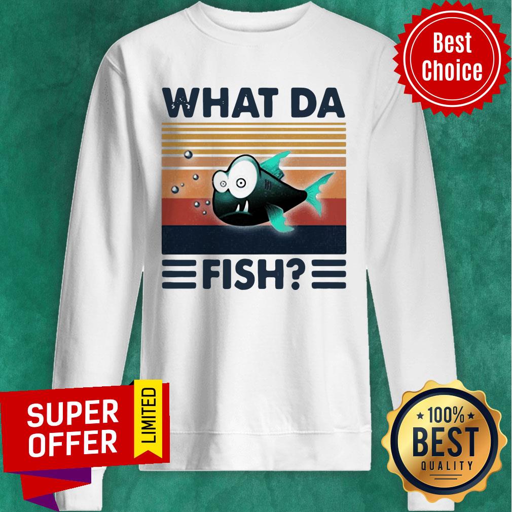 Official What Da Fish Vintager Retro Shirt