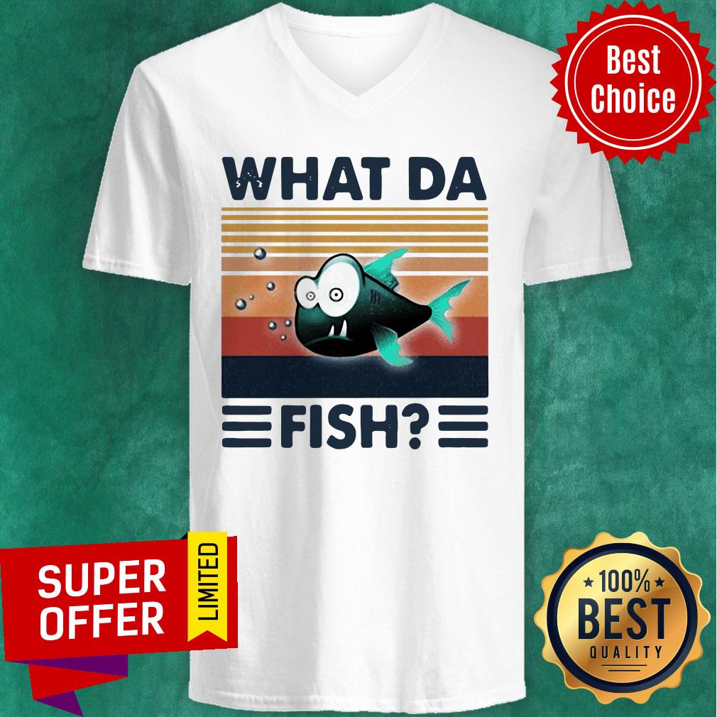 Official What Da Fish Vintager Retro Shirt