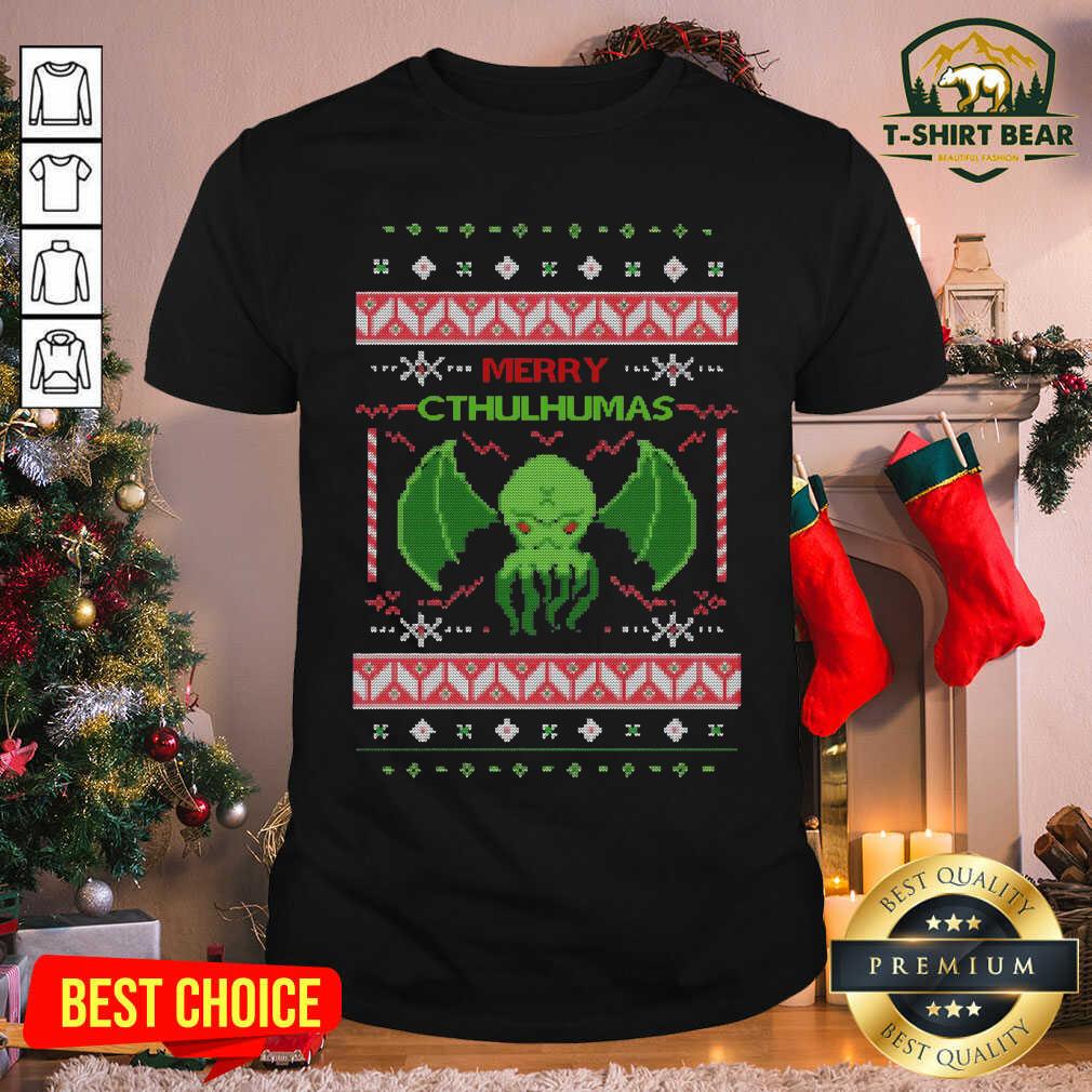 Original Merry Cthulhumas Ugly Christmas Shirt