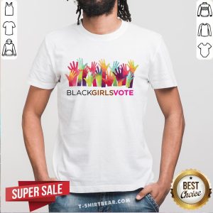 Colorful Black Girls Vote Logo Color Hands Shirt