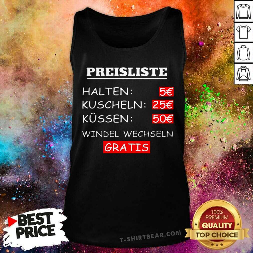 Preisliste Halten Kuscheln Kussen Windel Wechseln Gratis Shirt