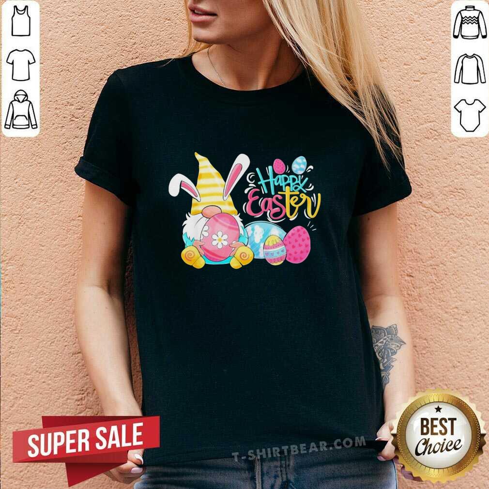 Premium Bunny Gnome Hug Easter Eggs Happy Easter Day 2021 Shirt
