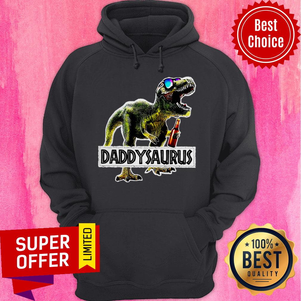Premium Daddysaurus Drinking Beer Party Shirt