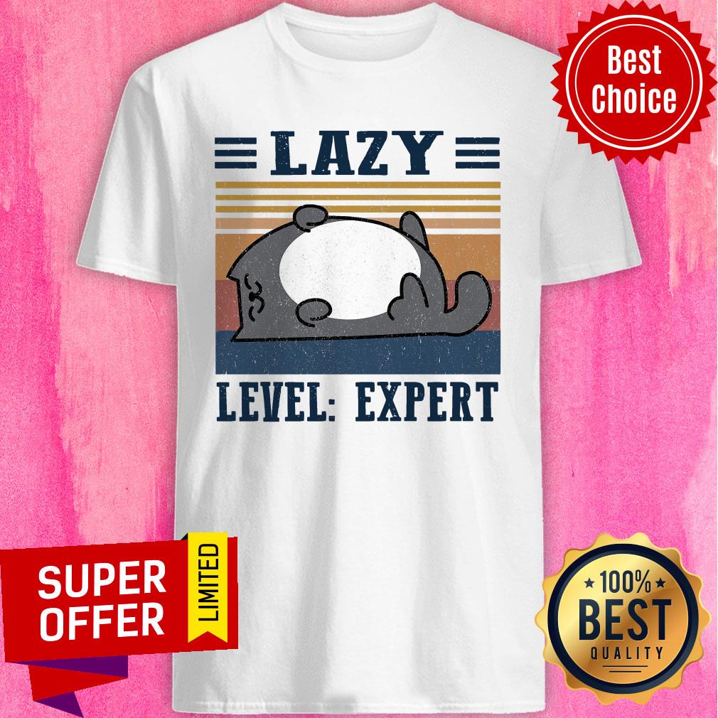 Premium Lazy Level Expert Vintage Shirt