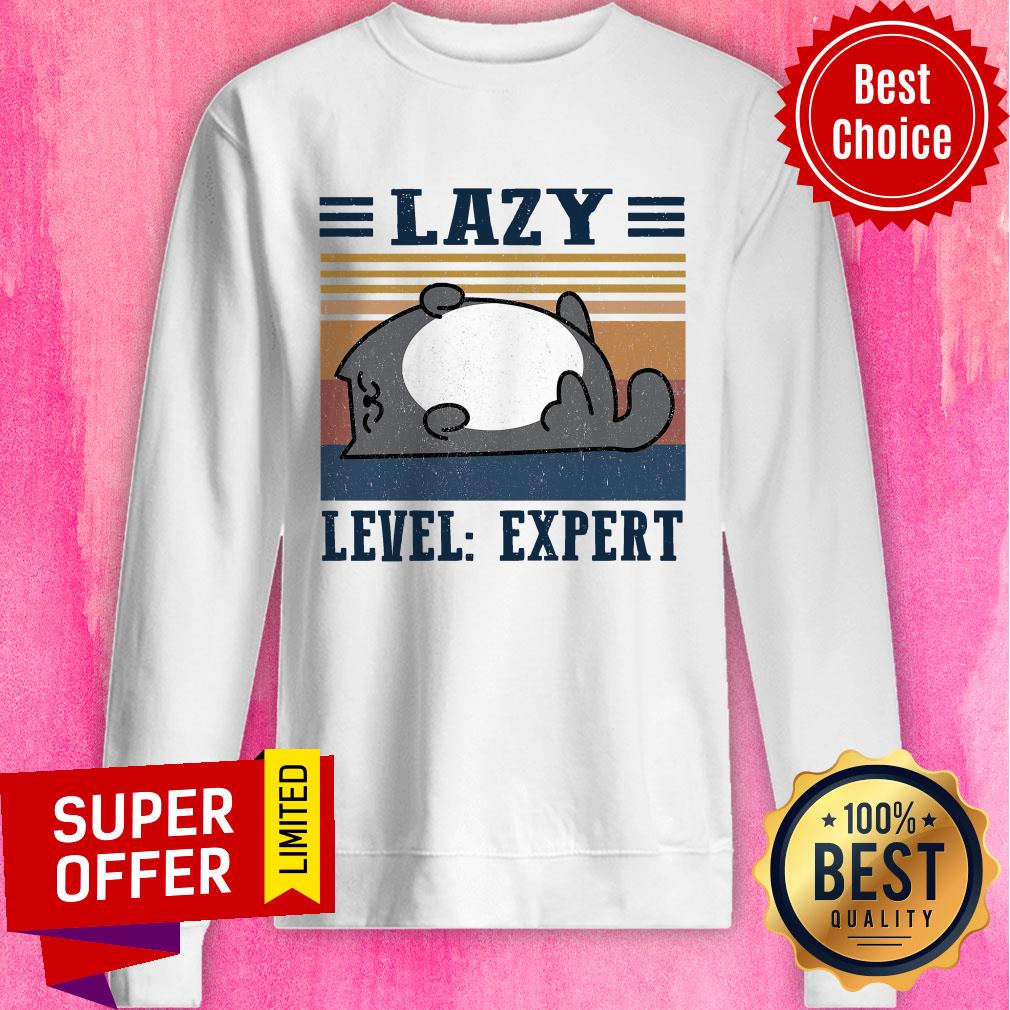 Premium Lazy Level Expert Vintage Shirt